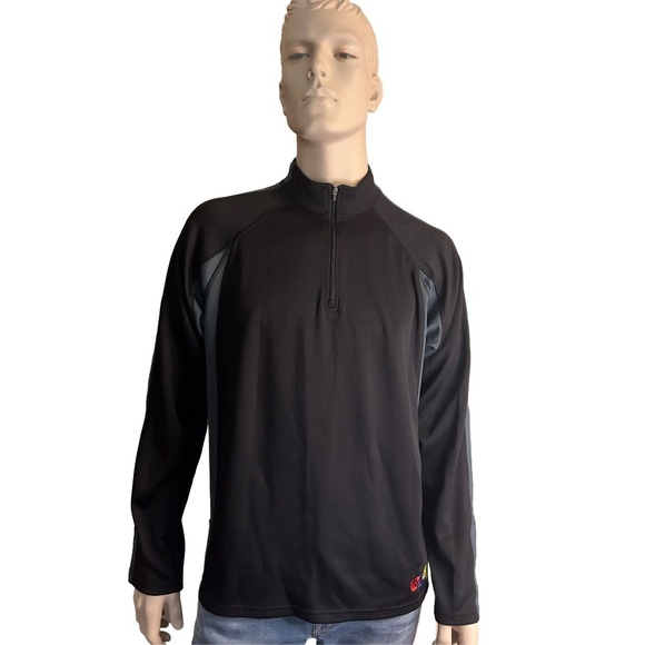 KARBON Fitness Athletic Jacket Embroidered ebay logo Quarter Zip Y2K NWT RARE - Picture 14 of 16